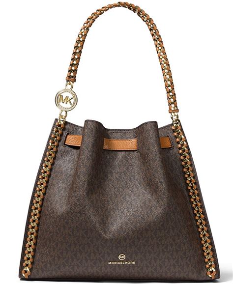 long chain michael kors|Michael Kors chain shoulder bag.